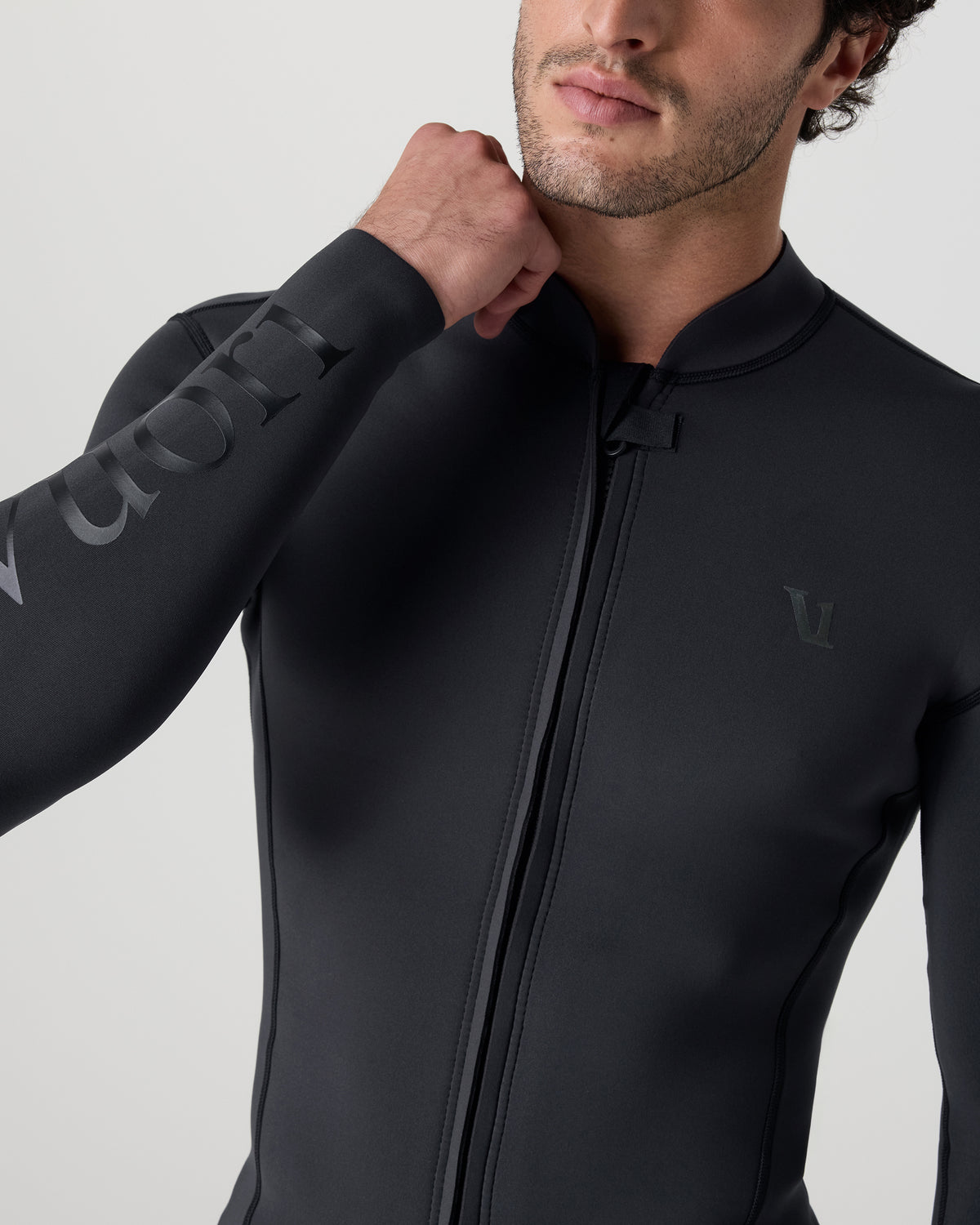 Long Sleeve Yulex Wetsuit Top Washed Black - Image 4