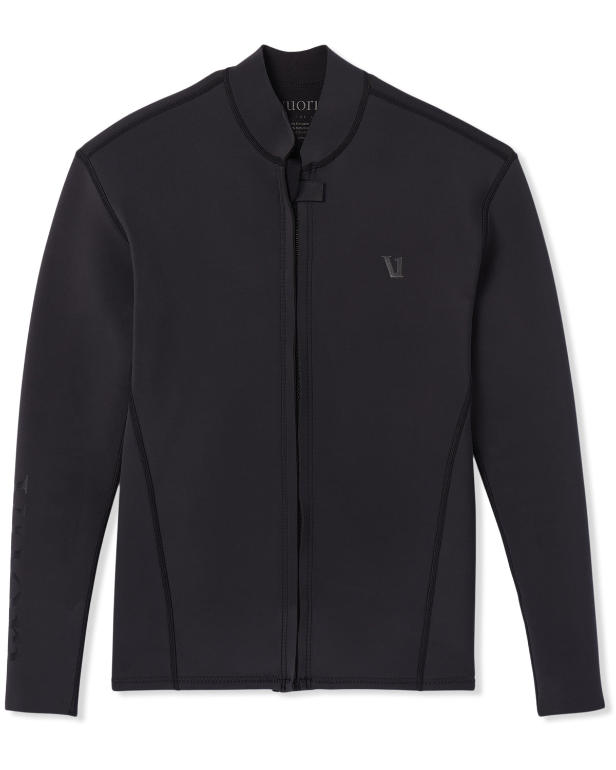 Long Sleeve Yulex Wetsuit Top Washed Black - Image 6