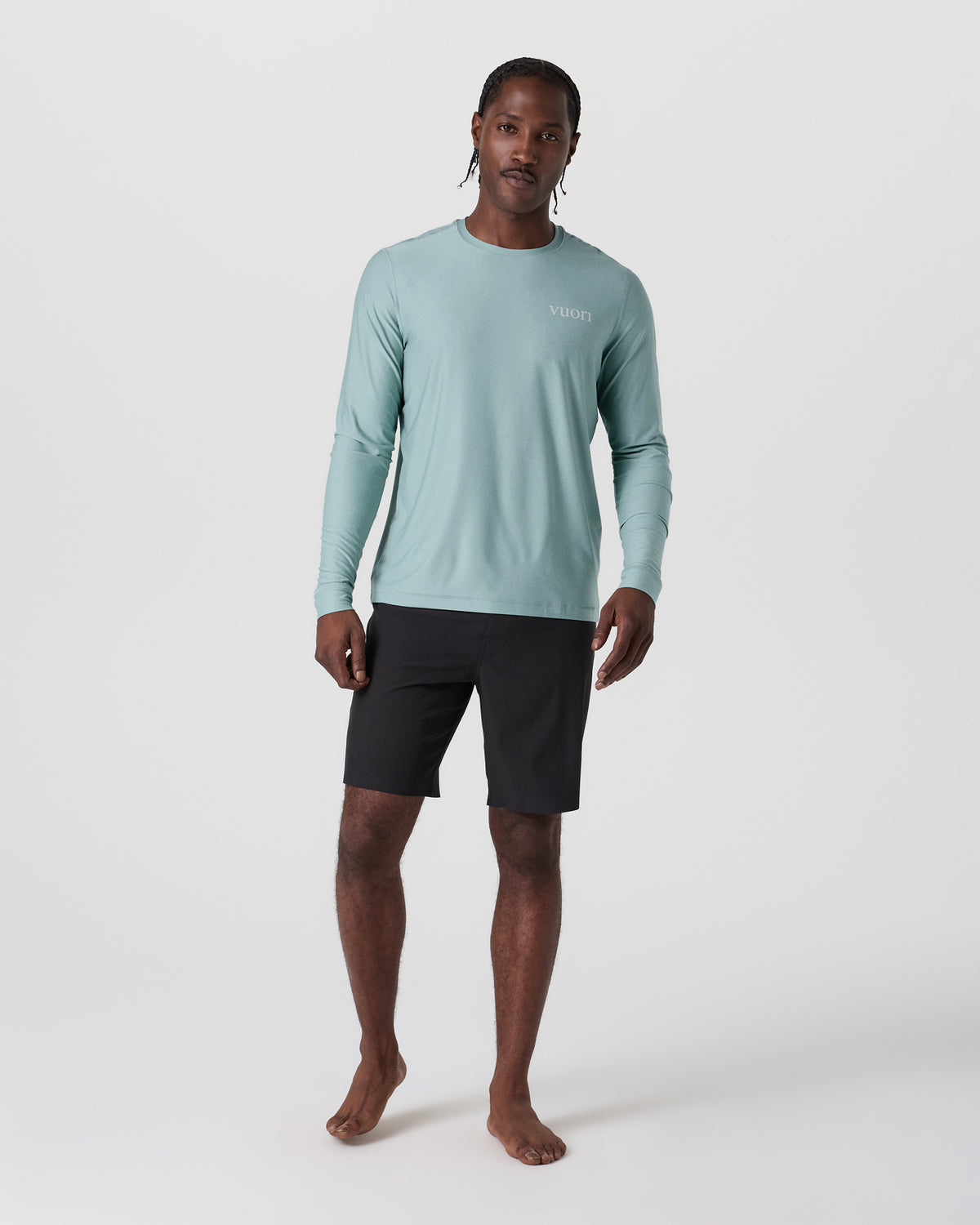 Uluwatu UPF Long Sleeve Sea Spray Heather - Image 3