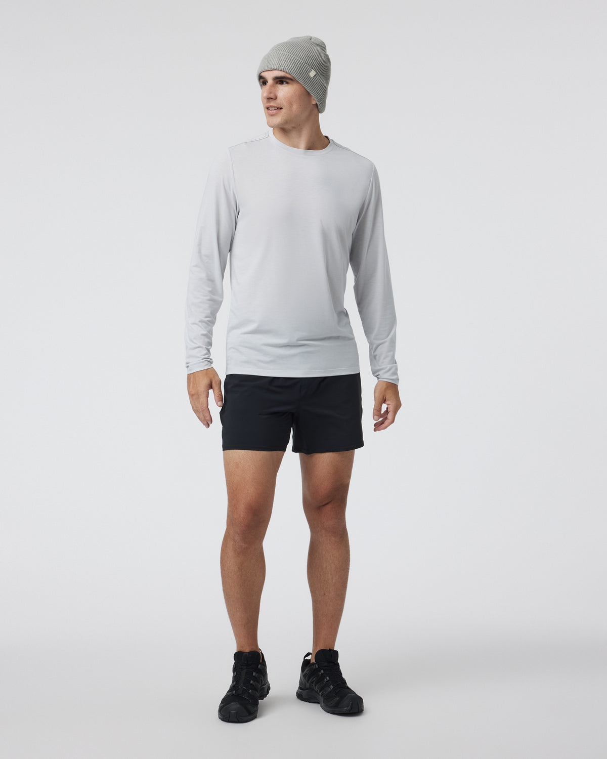Long Sleeve Current Tech Tee Frost Grey - Image 4