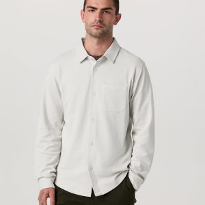 Jeffreys Overshirt Men's Winter Grey Heather Shirt