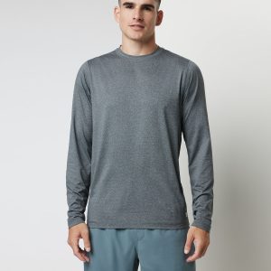 Long Sleeve Tradewind Performance Tee 2.0 Heather Grey