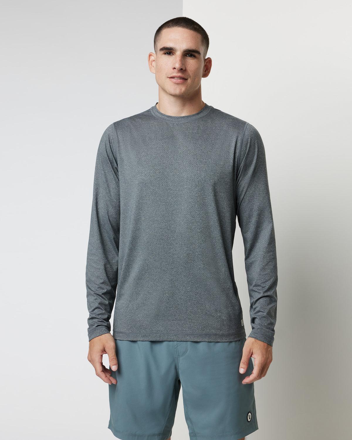 Long Sleeve Tradewind Performance Tee 2.0 Heather Grey