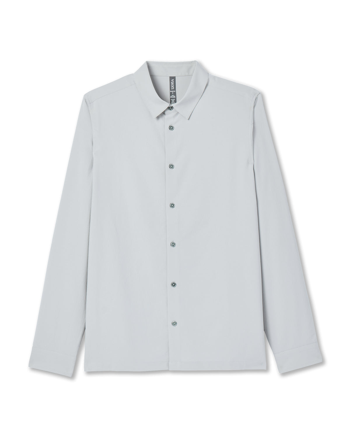 Long Sleeve Manhattan Button Down Sky Grey - Image 6