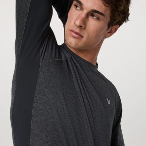 Long Sleeve Ponto Hybrid Baselayer Charcoal Heather