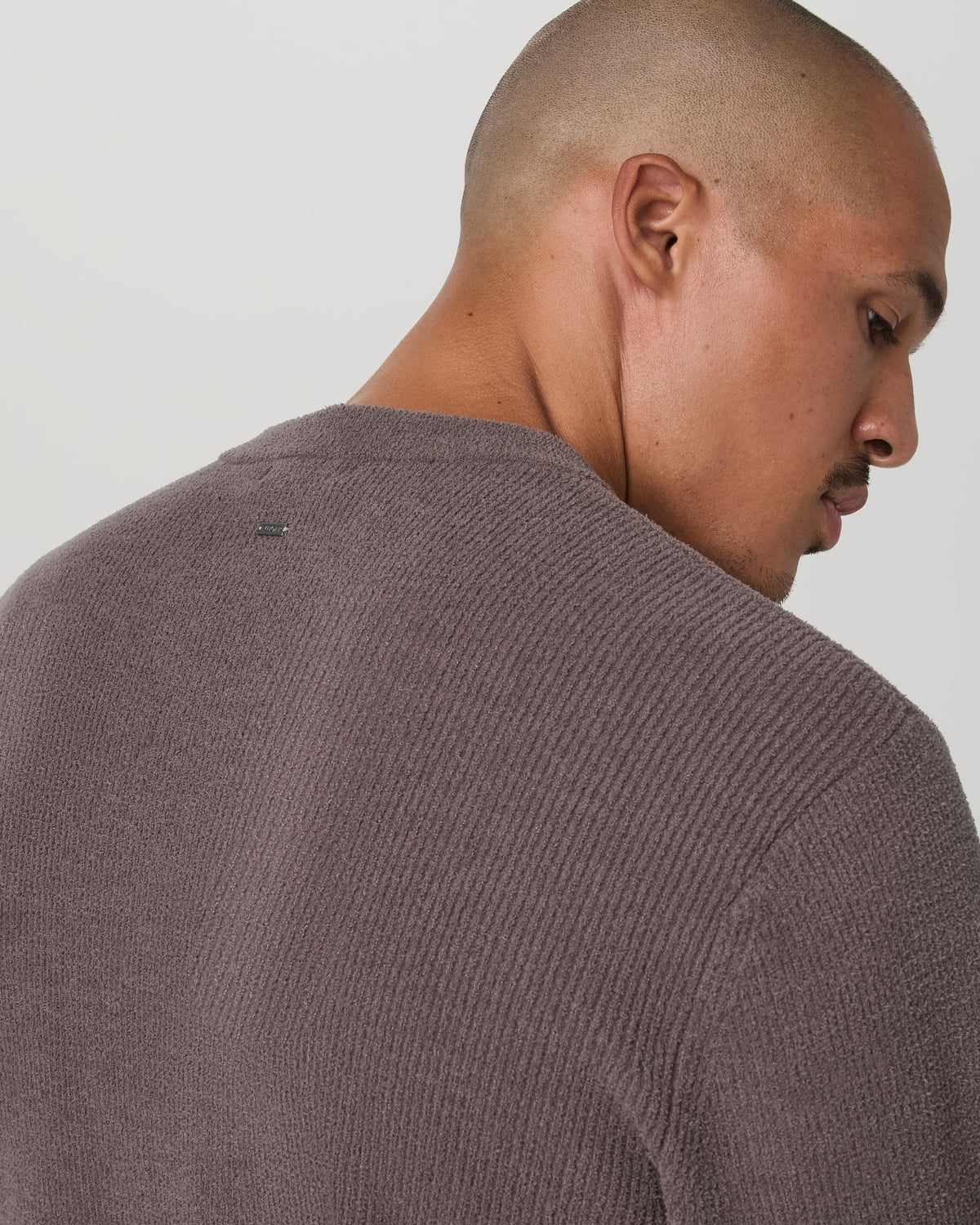 Midweight Rib Sweater Men's Timber Ribbed Knit Sweater - Image 2