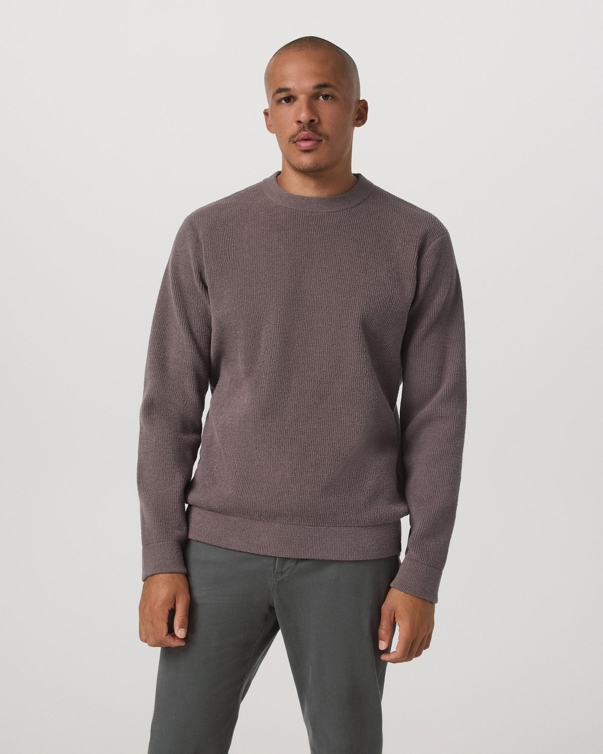 Midweight Rib Sweater Men's Timber Ribbed Knit Sweater - Image 5