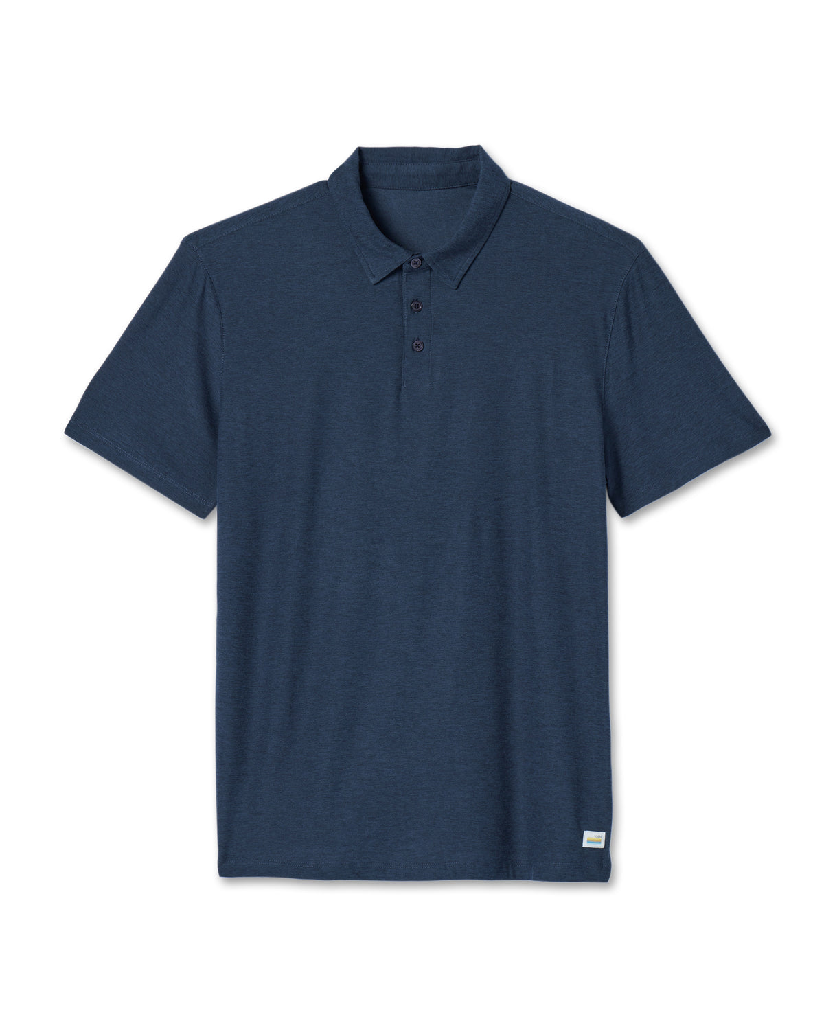 Strato Tech Polo Men's Navy Heather Polo - Image 4
