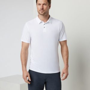 Strato Tech Polo Men's White Athletic Polo