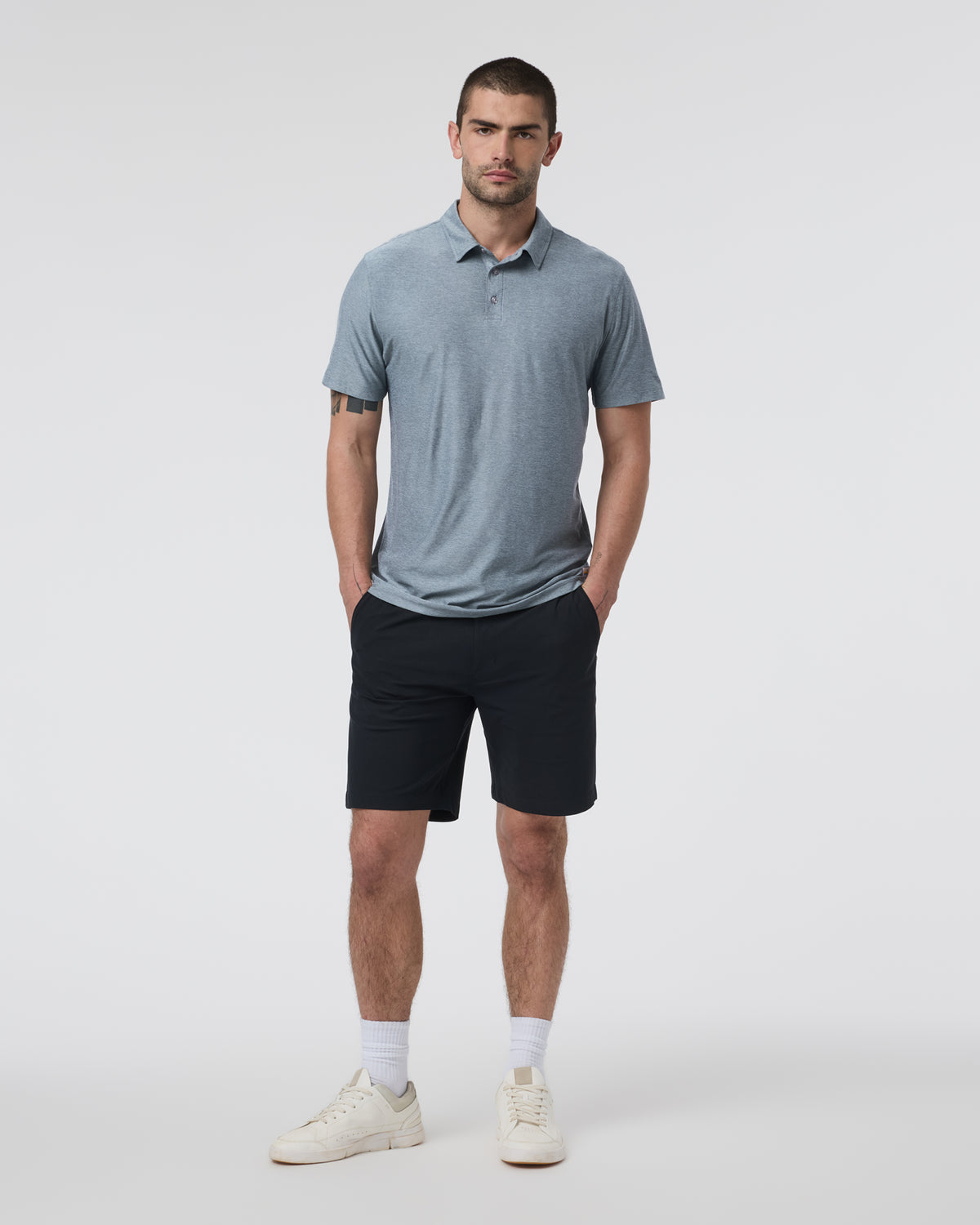 Strato Tech Polo Men's Mist Heather Polo