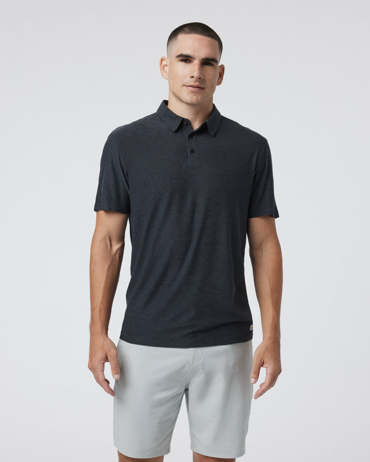 Strato Tech Polo Men's Charcoal Tech Polo Shirt