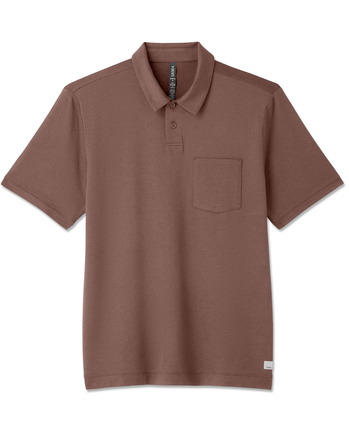 Short Sleeve Ponto Performance Polo Sable Heather - Image 6