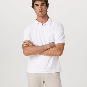 Men's Short Sleeve Ponto Performance Polo White