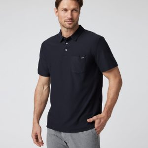 Ace Polo Men's Black Polo Clothing