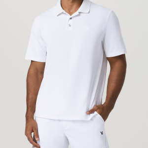 Men's Short Sleeve Gamepoint Polo 2.0 White - Non Tipped