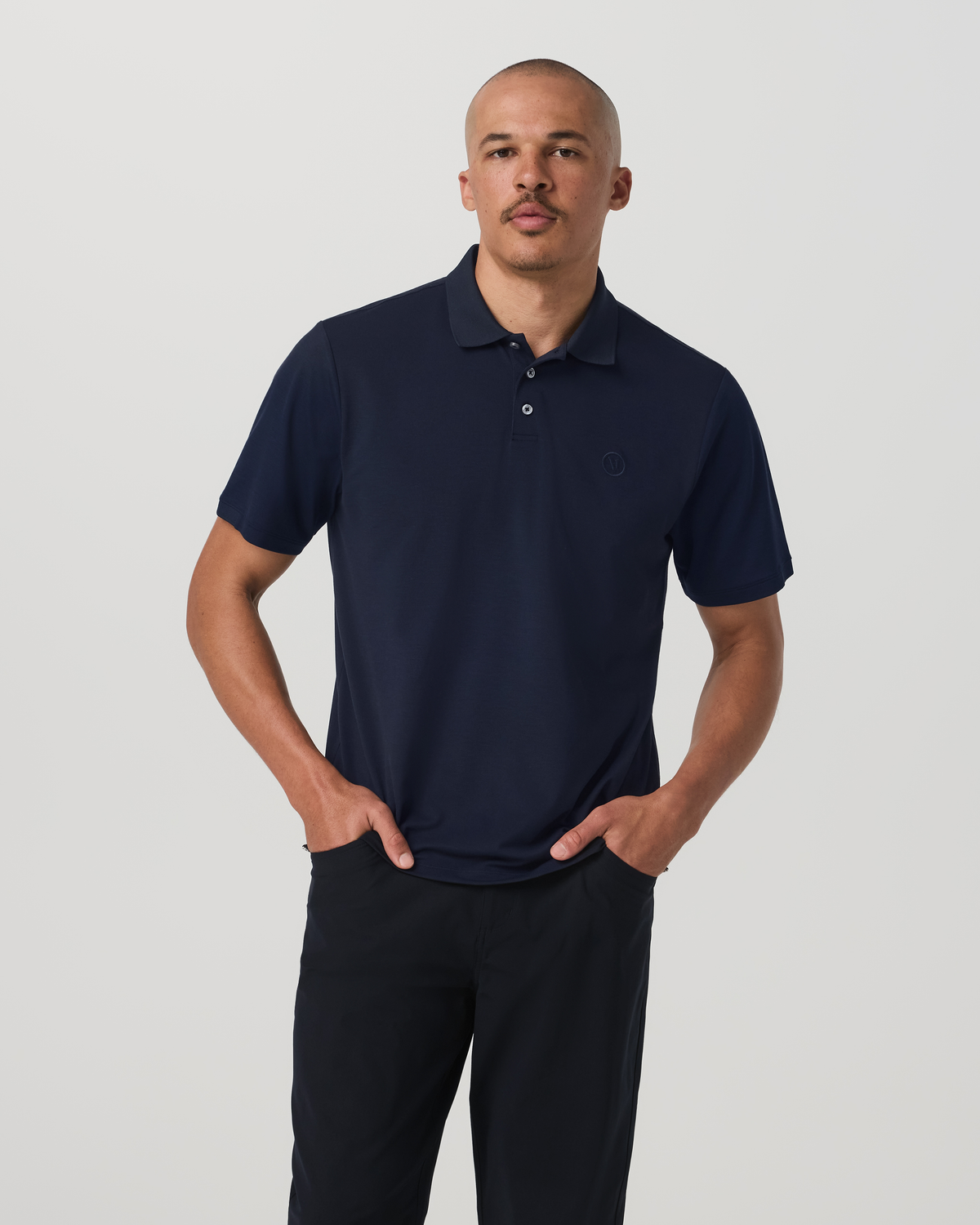 Men's Short Sleeve Gamepoint Polo 2.0 Ink - Non Tipped