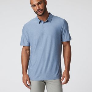 Strato Tech Polo Men's Chambray Heather Polo