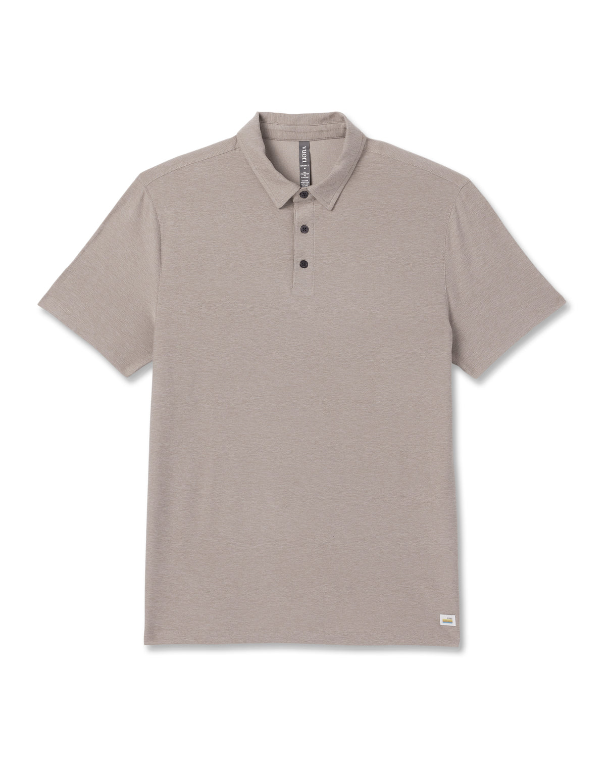 Strato Tech Polo Men's Mocha Heather Polo - Image 6