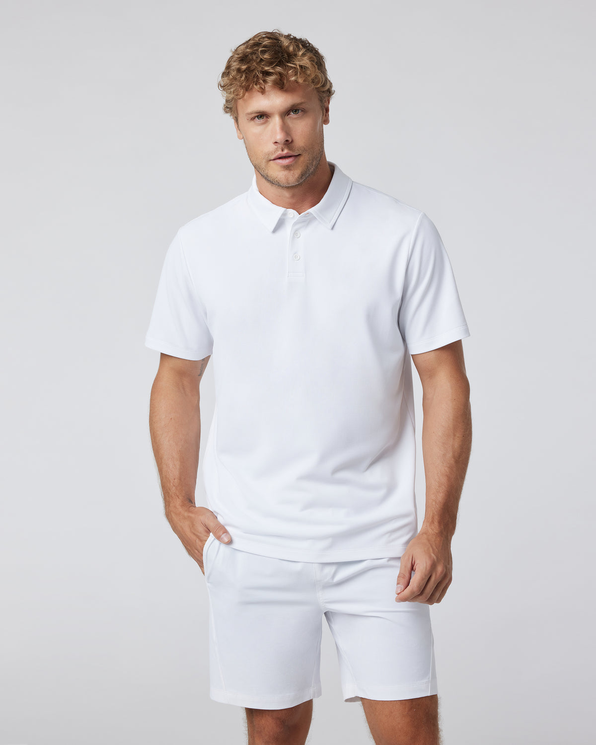 Gamepoint Polo Men's White Tennis Shirt