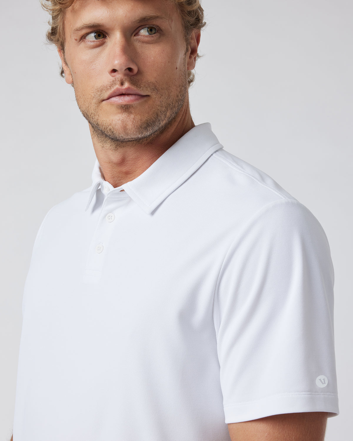 Gamepoint Polo Men's White Tennis Shirt - Image 2