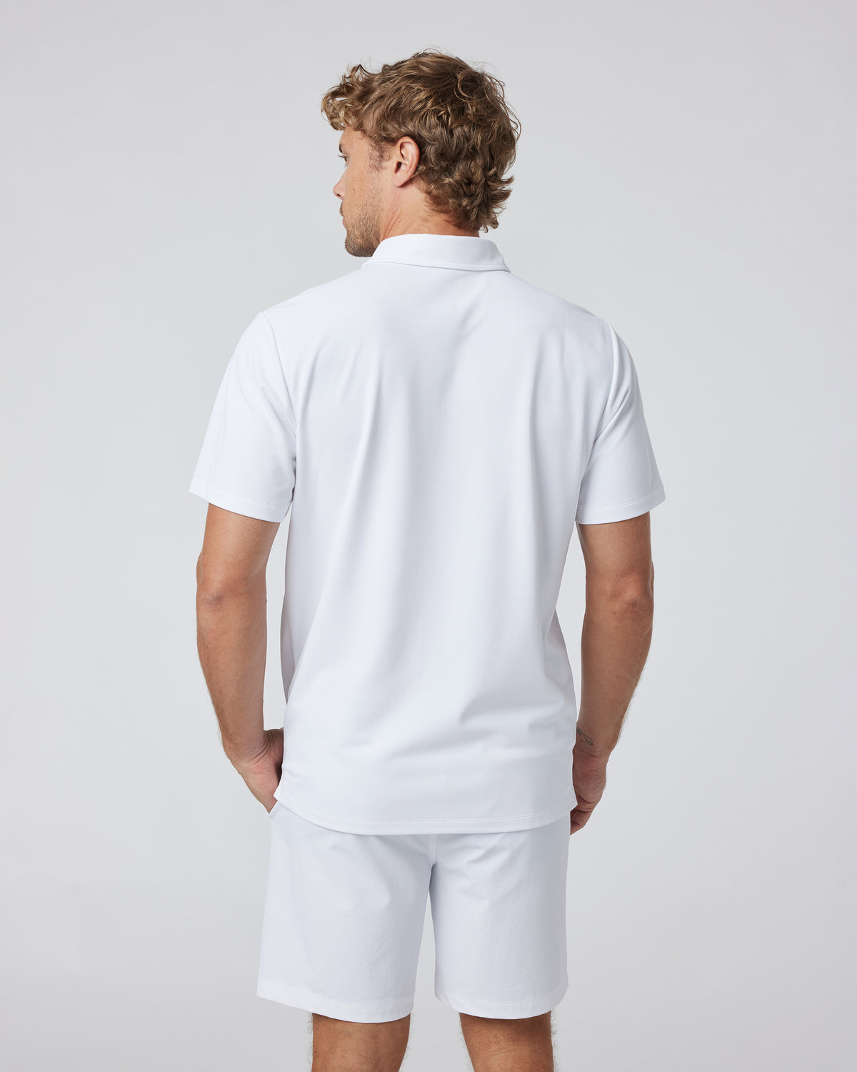 Gamepoint Polo Men's White Tennis Shirt - Image 3