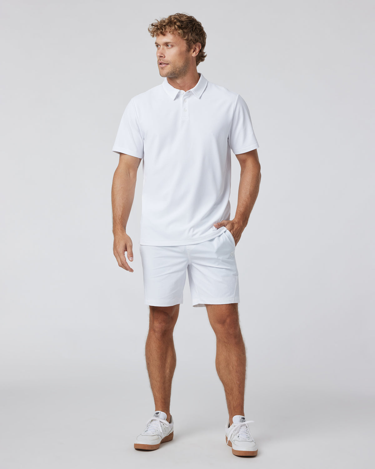 Gamepoint Polo Men's White Tennis Shirt - Image 4