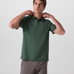 Short Sleeve Ponto Performance Polo Marsh Heather