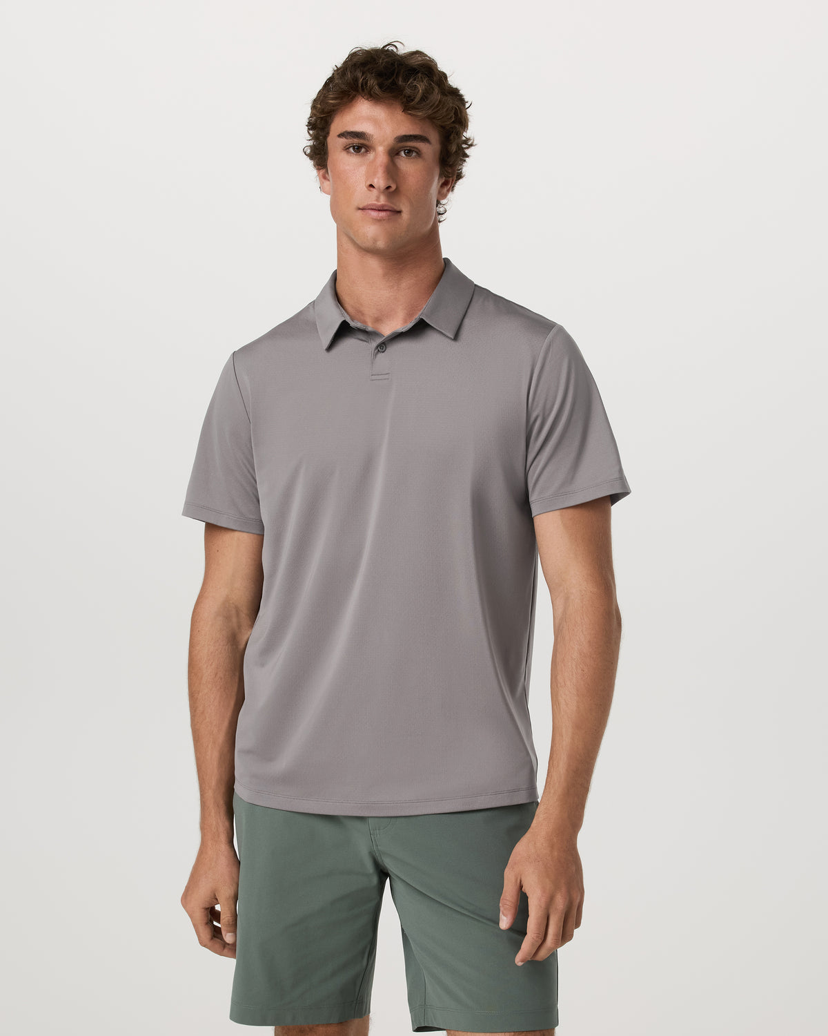Short Sleeve Viewpoint Polo 2.0 Men's Cavern Grey Shirt