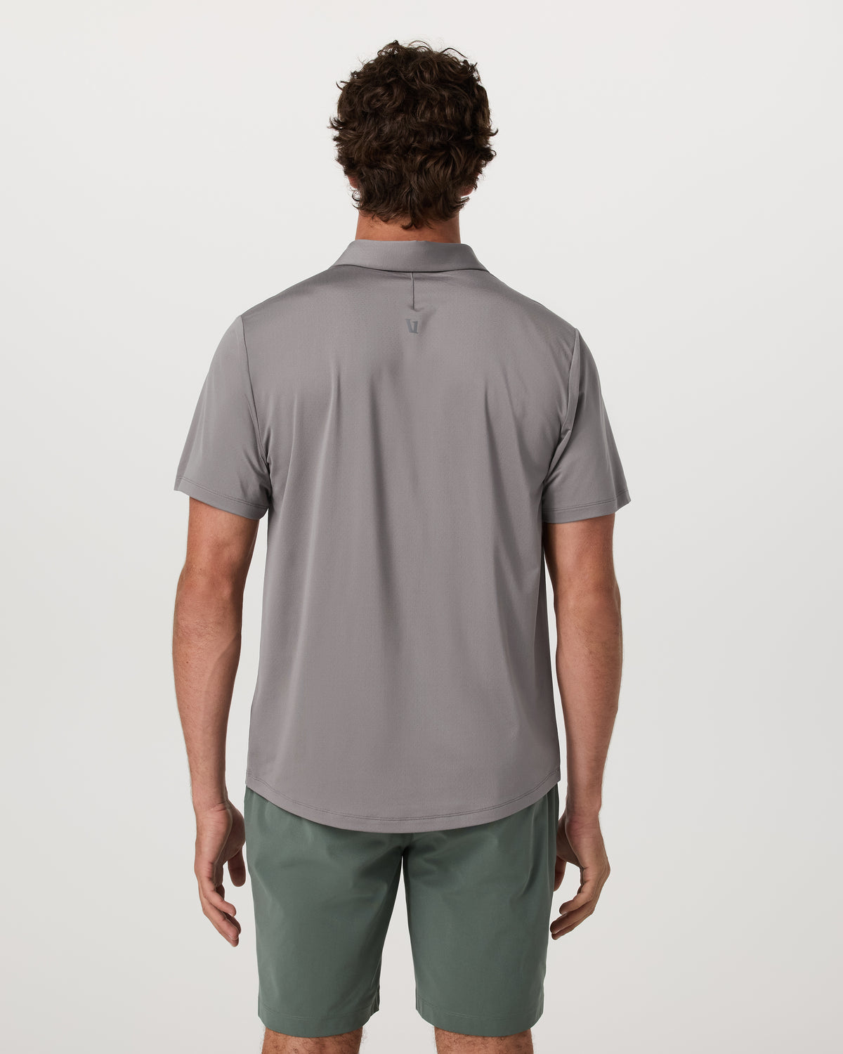 Short Sleeve Viewpoint Polo 2.0 Men's Cavern Grey Shirt - Image 3