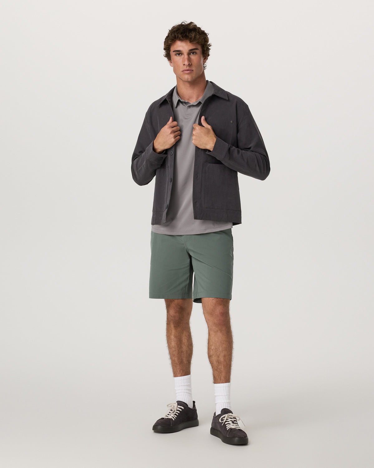 Short Sleeve Viewpoint Polo 2.0 Men's Cavern Grey Shirt - Image 5