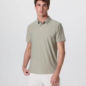 Strato Tech Polo Men's Agave Green Heather Polo