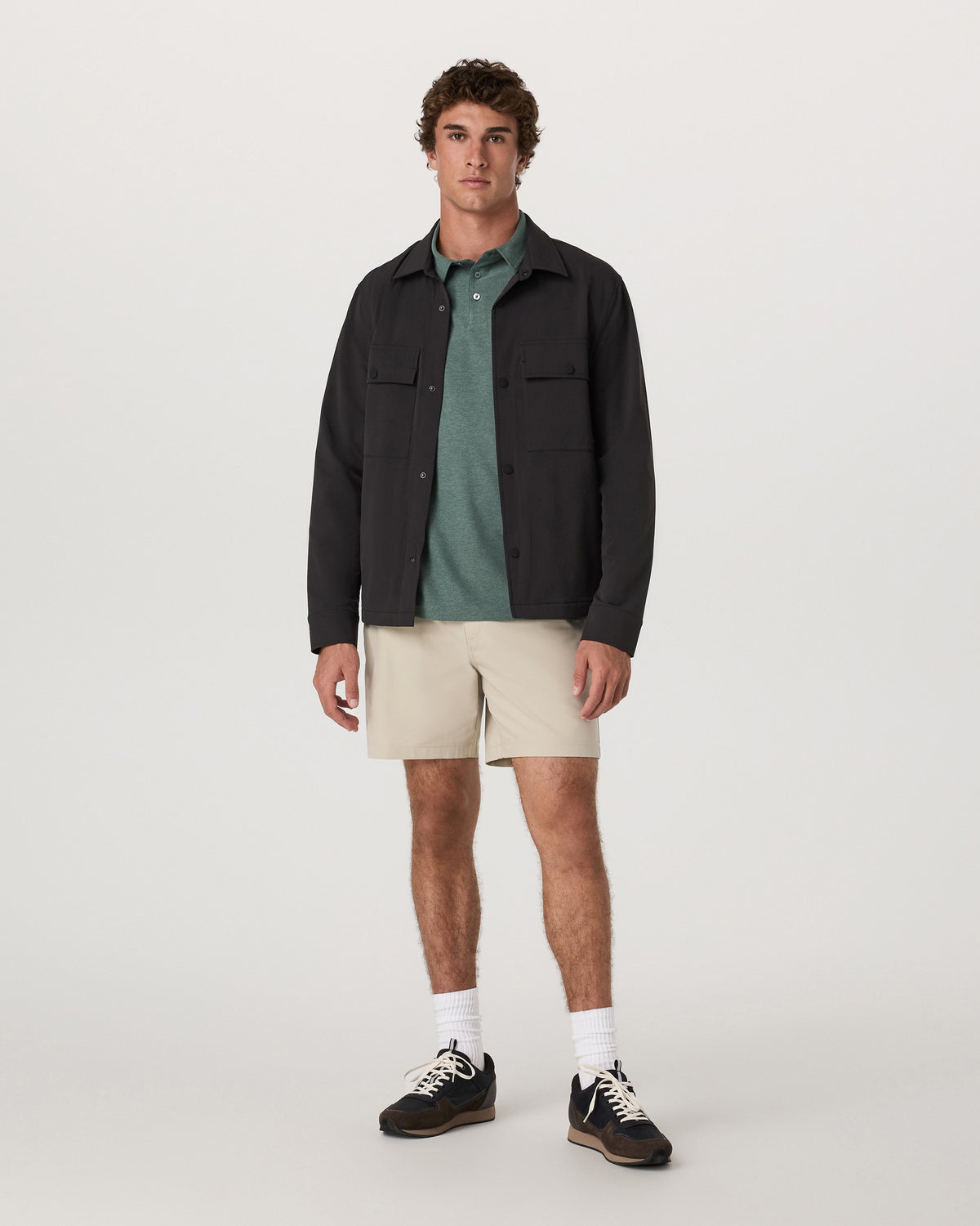 Ace Polo Men's Agate Green Performance Polo Shirt - Image 5