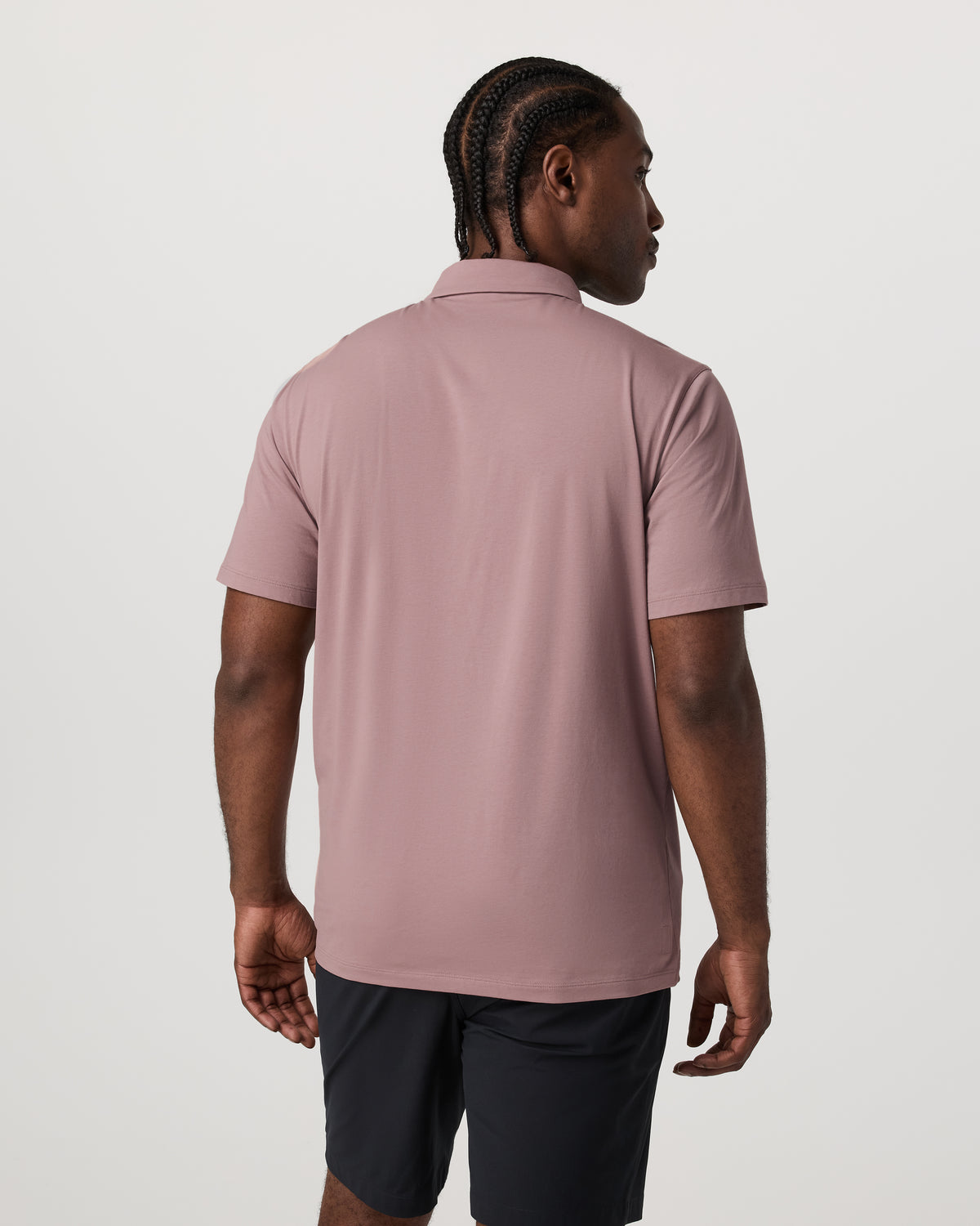 Short Sleeve Feather Polo Zion Rose - Image 3