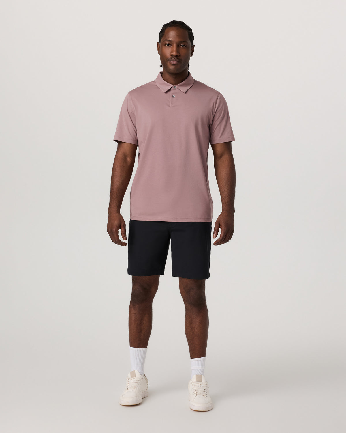 Short Sleeve Feather Polo Zion Rose - Image 5