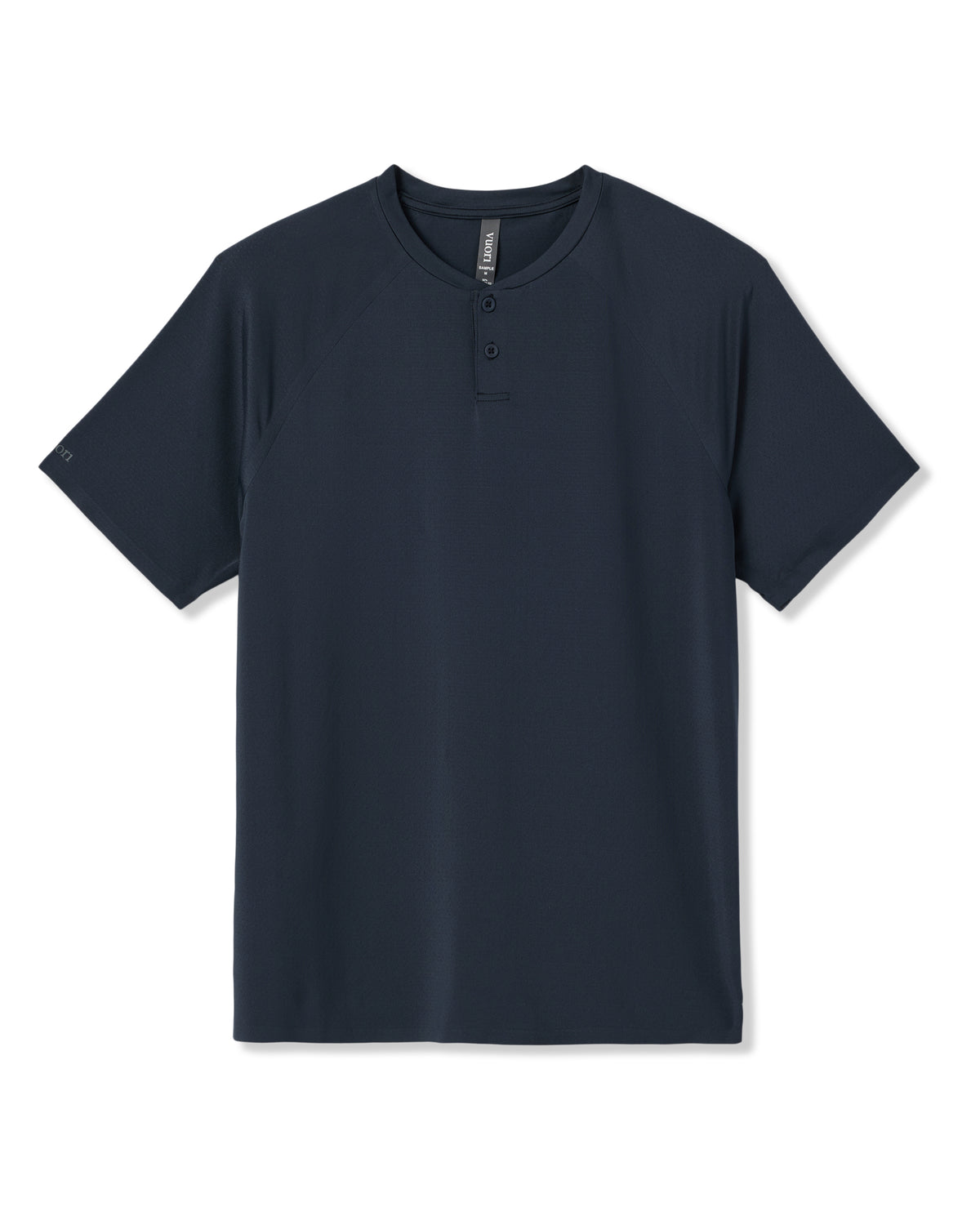 Short Sleeve Viewpoint Henley Navy - Image 6