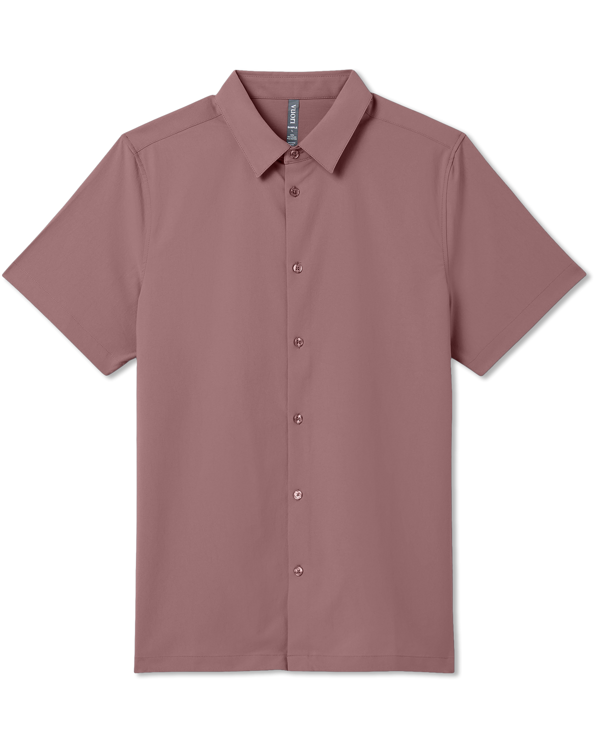 Short Sleeve Manhattan Button Down Men's Adobe Shirt - Image 6