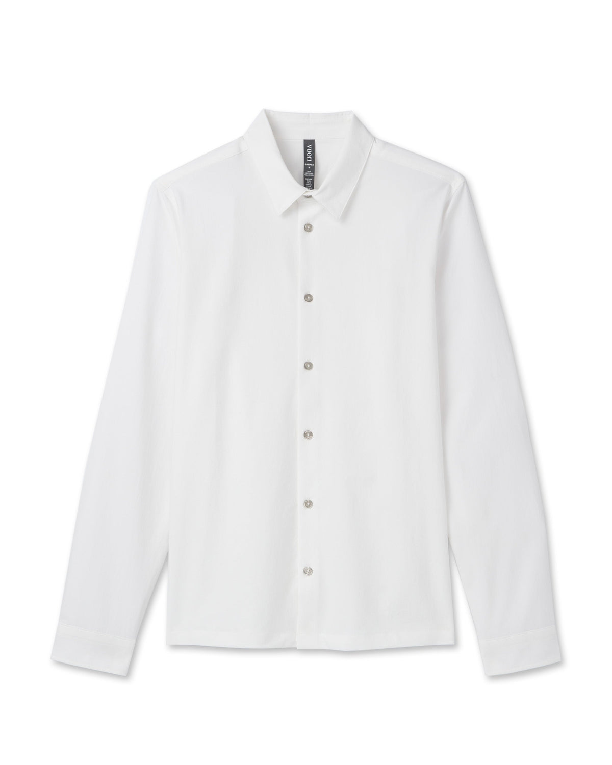 Long Sleeve Manhattan Button Down Men's White Shirt - Image 6