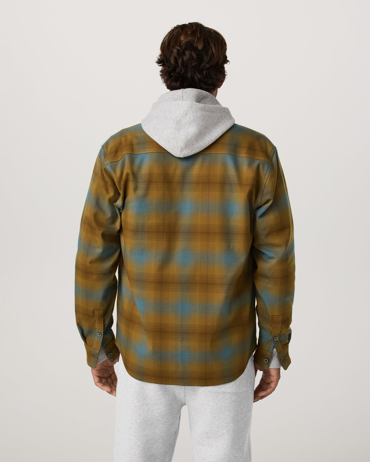 Long Sleeve Flannel Button Down Men's Bluegrass Shirt - Image 3