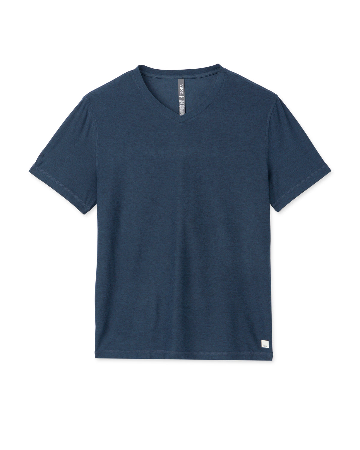 Strato Tech V-Neck Men's Navy Workout Shirt - Image 4