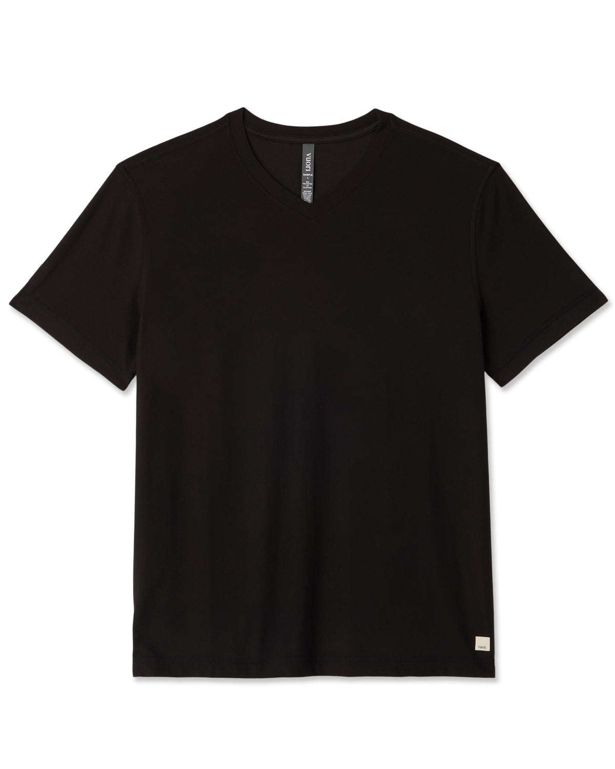 Strato Tech V-Neck Tee Black Workout Shirt - Image 6