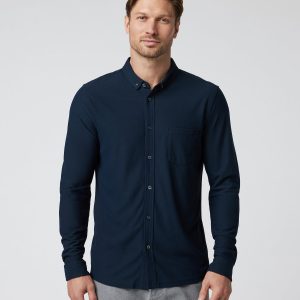 Long Sleeve Ace Button-Down Ink
