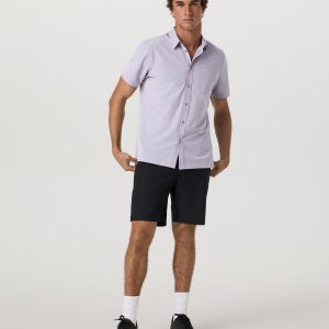 Short Sleeve Bridge Button Down Men's Cinder Shirt