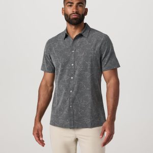 Short Sleeve Bridge Button Down Men's Root Shirt