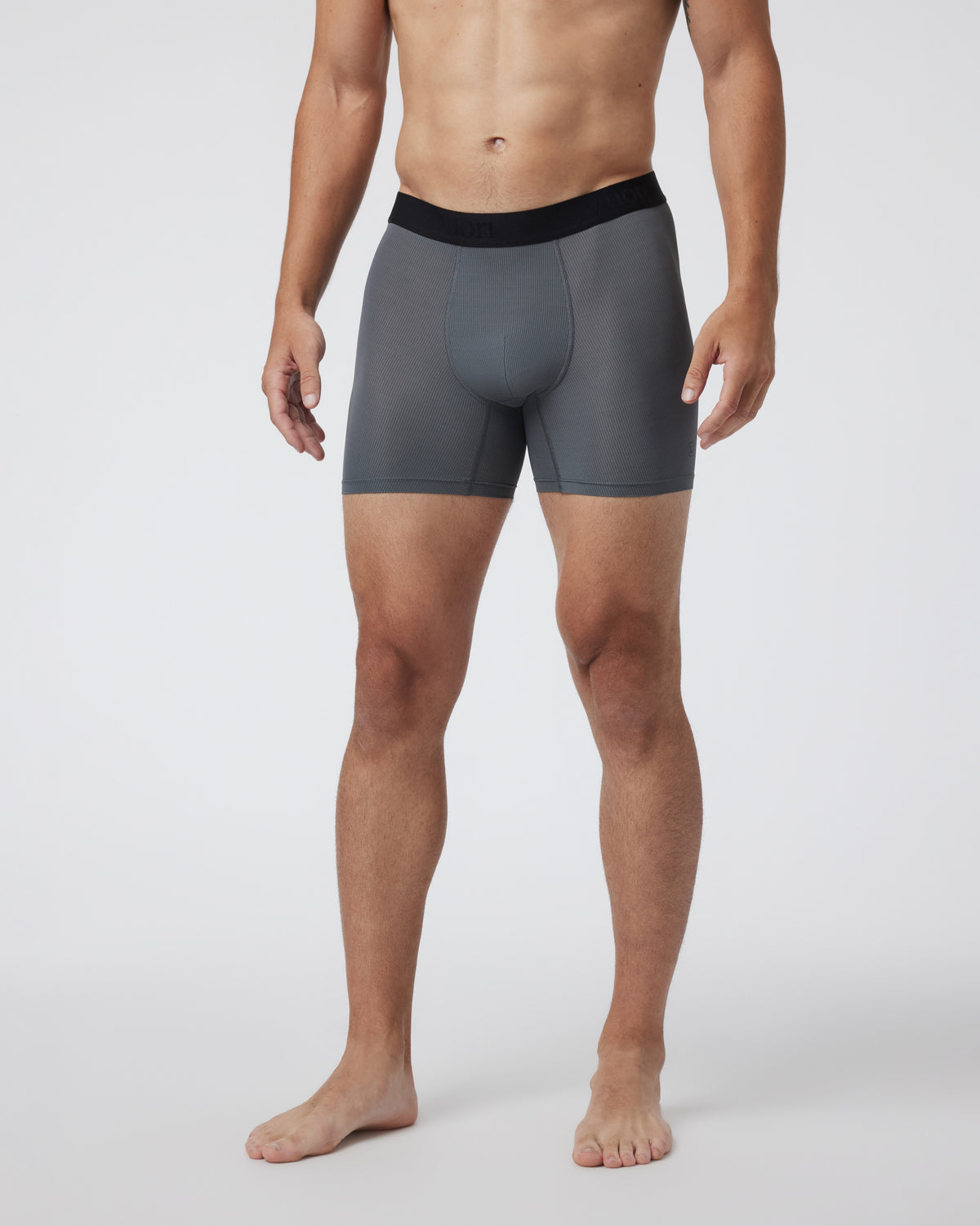 V1 Boxer Brief Men's Charcoal Grey Boxer Briefs - Image 2