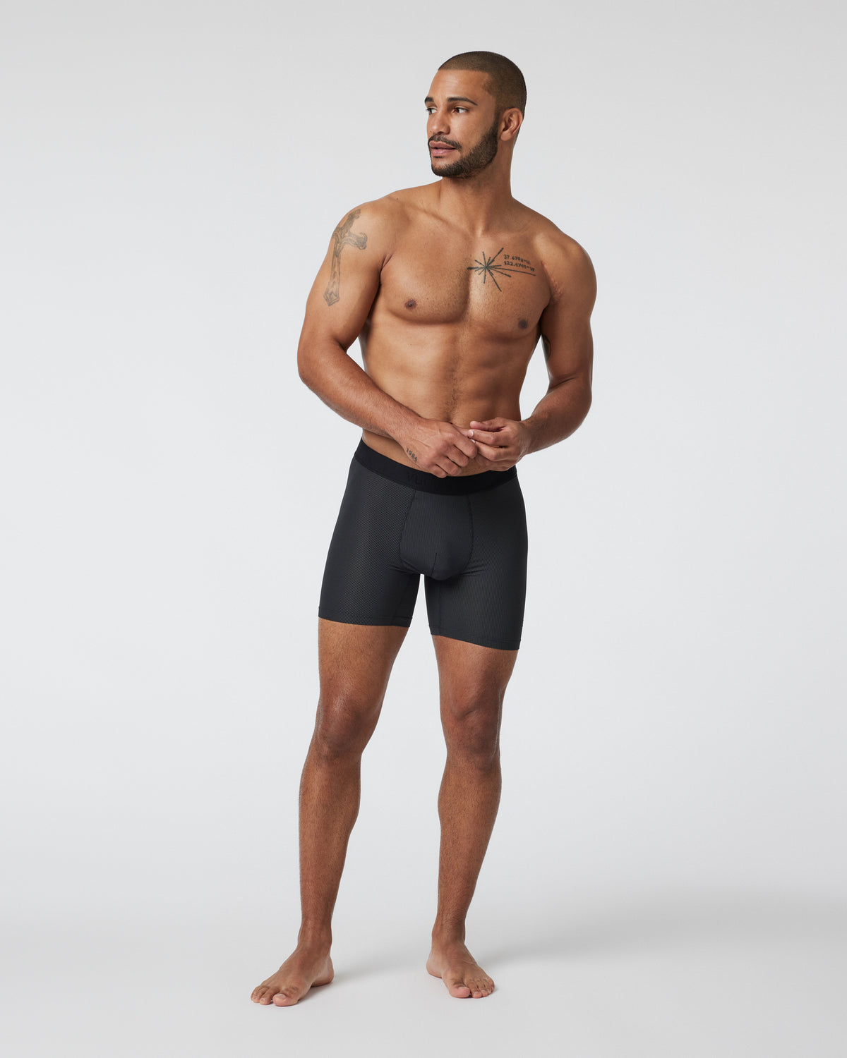 V1 Boxer Brief Men's Black Boxer Briefs - Image 4