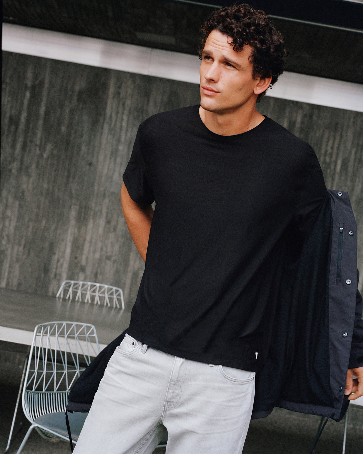 Strato Tech Tee Men's Black Quick Dry T Shirt