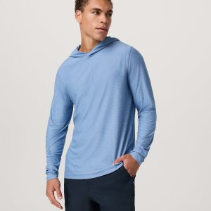 Strato Tech Hoodie Men's Isle Blue Heather Hoodie