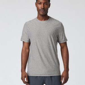 Strato Tech Tee Heather Grey Men's Tech Shirt