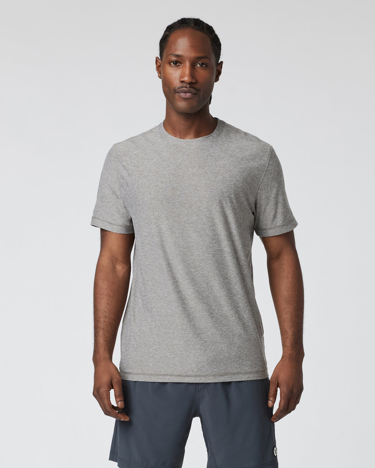 Strato Tech Tee Heather Grey Men's Tech Shirt