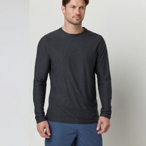 Long-Sleeve Strato Tech Tee Men's Charcoal Shirt